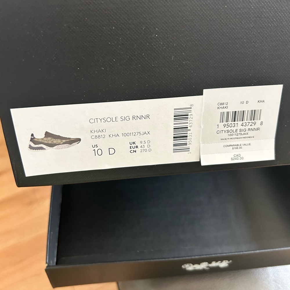 Coach Brown and Cream Athletic Sneakers - Picture 10 of 11